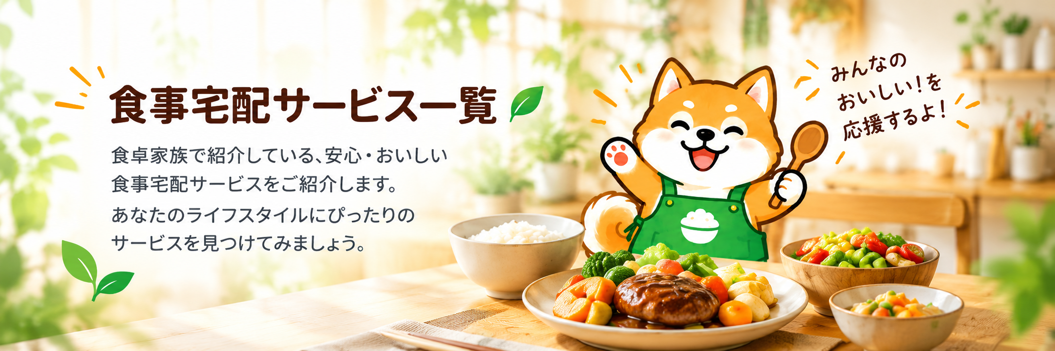食事宅配サービス一覧。暮らしに合うサービスを見つけてみましょう。