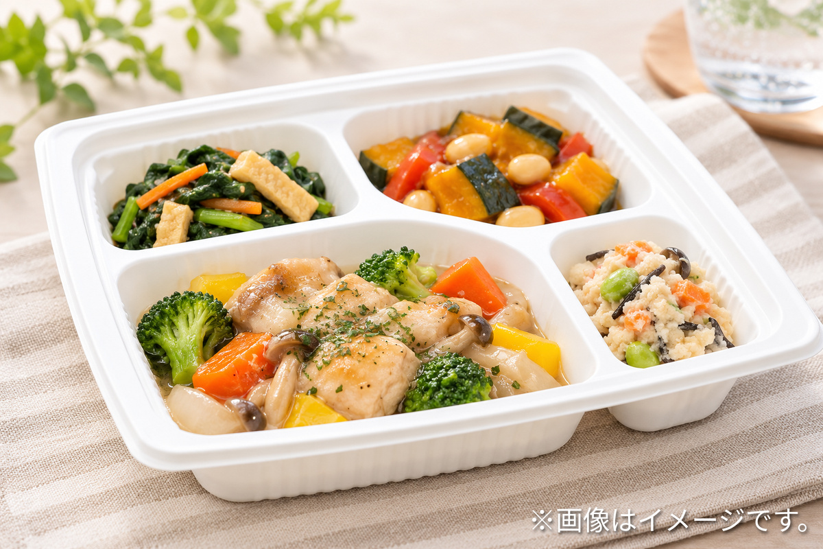 栄養制限に配慮した冷凍宅配食のイメージ
